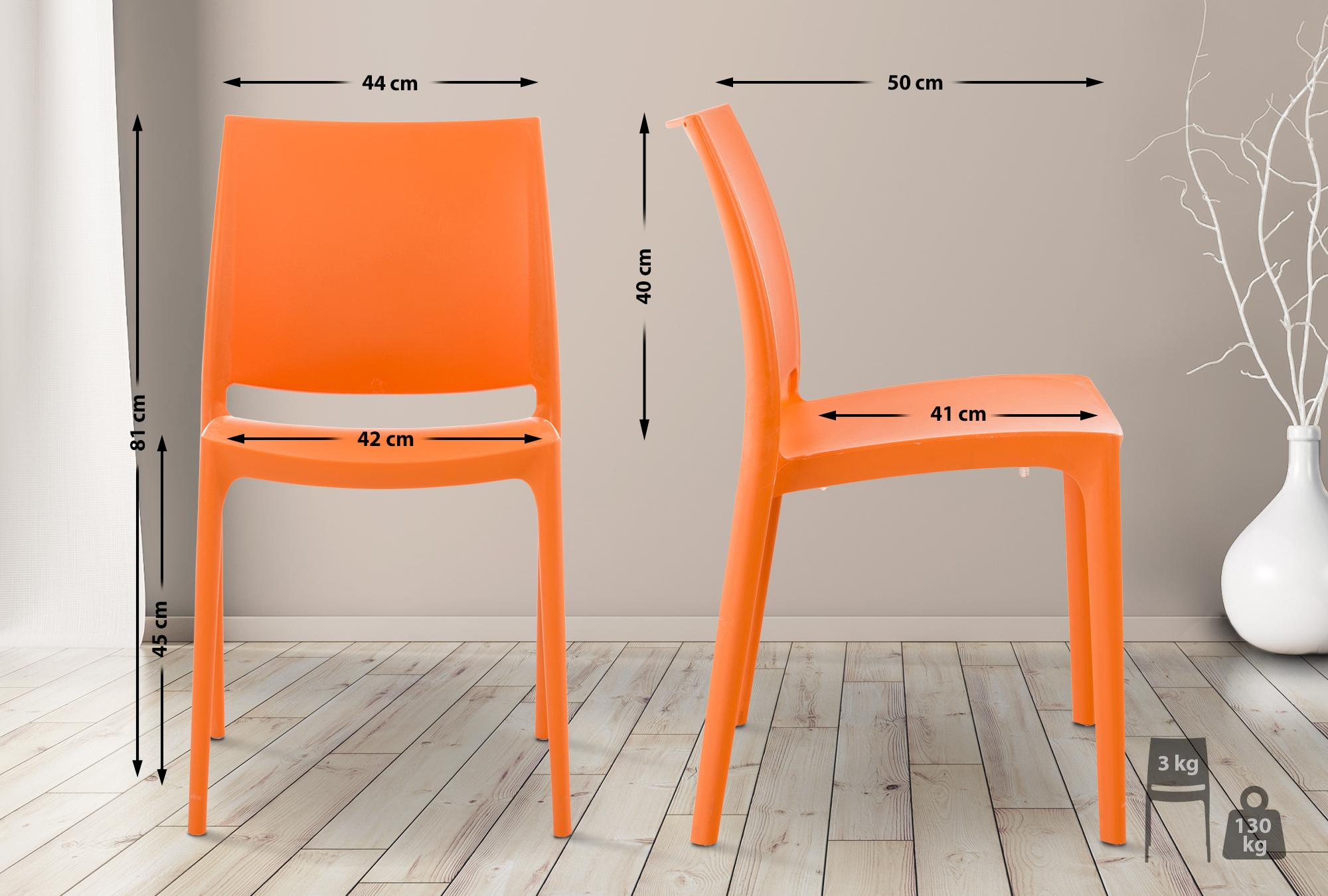 Set van 4 Maya stoelen
